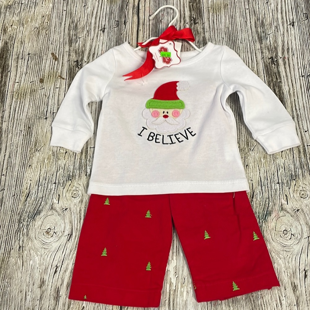 Nwt Mud Pie 2pc Santa Outfit for Baby